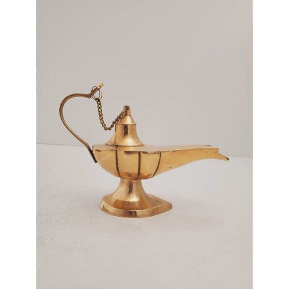 Vintage Brass Stick/Cone Incense Burner small burner with lid, made in i… - Picture 5 of 10